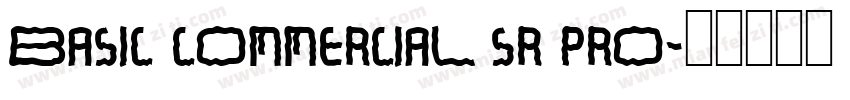 basic commercial sr pro字体转换